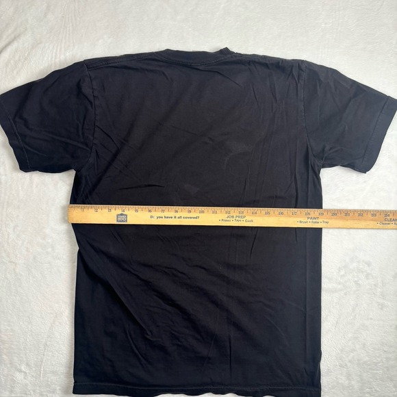 Y2K Michael Jackson Memorial R.I.P. Black Short Sleeve Shirt Men's Medium Stains - Picture 8 of 9